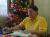 LF Molina studying the Bible on 2009 Christmas Eve, at 59 -Photo 1 of 2