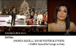 BOCELLI with FOSTER and OTHERS -THREE BEAUTIFUL SONGS in ITALY