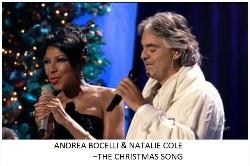 BOCELLI & COLE -THE CHRISTMAS SONG -Concert in Italy