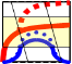 DIMINISHING RETURNS CURVE, POPULATION DISTRIBUTION CURVE AND AREAS OF PERFORMANCE, AMONG OTHER TOOLS, ARE GLIMPSED IN THIS OPTIMUMANSWER'S LOGO 